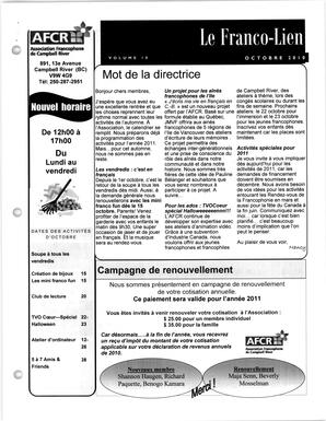   LE FRANCO-LIEN, 2010   , page 1