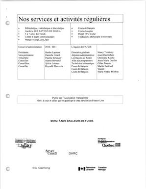   LE FRANCO-LIEN, 2010   , page 7