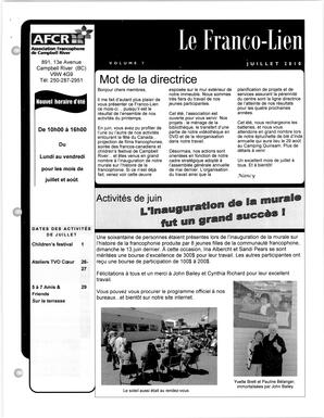   LE FRANCO-LIEN, 2010   , page 1