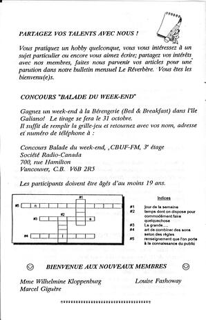   LE RÉVERBÈRE, 1992   , page 6