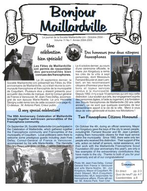   BONJOUR MAILLARDVILLE, 2004   , page 1