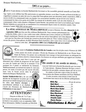   BONJOUR MAILLARDVILLE, 2000   , page 6