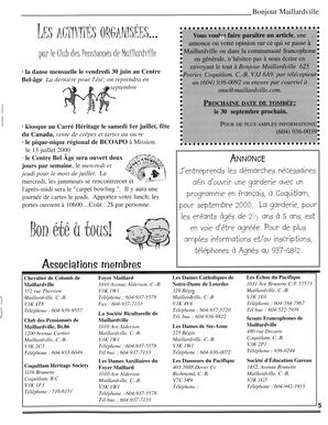   BONJOUR MAILLARDVILLE, 2000   , page 5