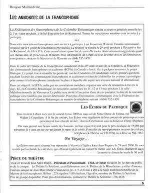   BONJOUR MAILLARDVILLE, 2000   , page 5