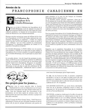   BONJOUR MAILLARDVILLE, 1999   , page 5
