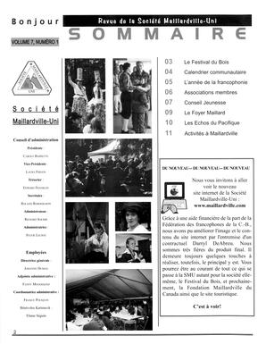   BONJOUR MAILLARDVILLE, 1999   , page 2