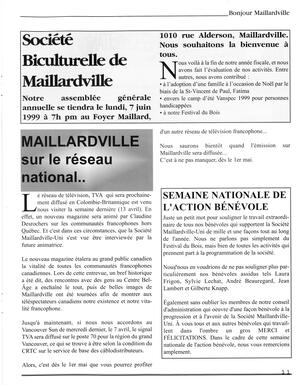   BONJOUR MAILLARDVILLE, 1999   , page 11
