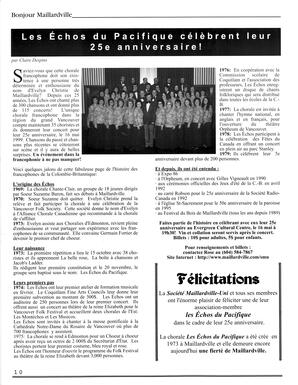   BONJOUR MAILLARDVILLE, 1999   , page 10
