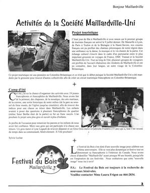   BONJOUR MAILLARDVILLE, 1998   , page 3
