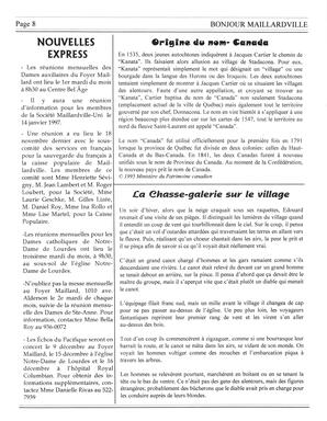   BONJOUR MAILLARDVILLE, 1996-1997   , page 8