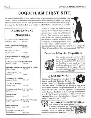   BONJOUR MAILLARDVILLE, 1996-1997   , page 4