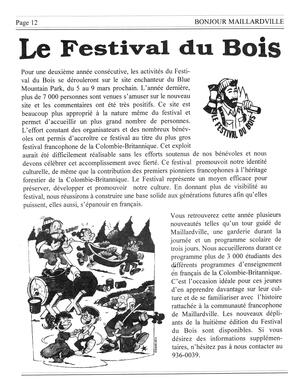   BONJOUR MAILLARDVILLE, 1996-1997   , page 12