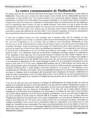   BONJOUR MAILLARDVILLE, 1996-1997   , page 11