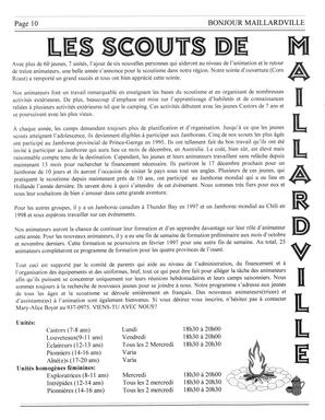   BONJOUR MAILLARDVILLE, 1996-1997   , page 10