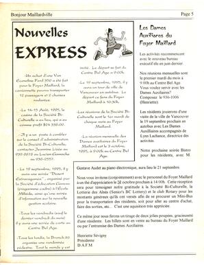   BONJOUR MAILLARDVILLE, 1995   , page 9