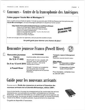   LE FRANCO-LIEN, 2010   , page 3