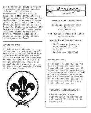   BONJOUR MAILLARDVILLE, 1991-1992   , page 5