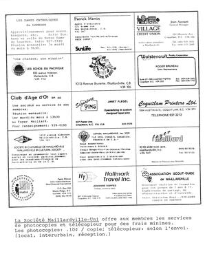   BONJOUR MAILLARDVILLE, 1991-1992   , page 10