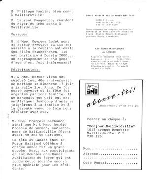   BONJOUR MAILLARDVILLE, 1991   , page 4