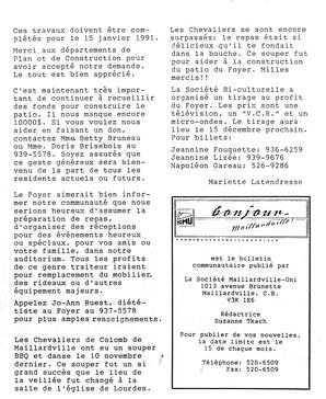   BONJOUR MAILLARDVILLE, 1990   , page 5