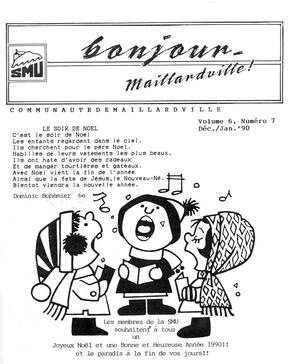   BONJOUR MAILLARDVILLE, 1990   , page 1