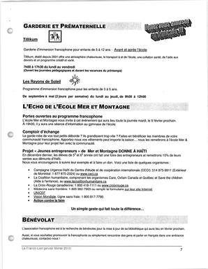   LE FRANCO-LIEN, 2010   , page 7