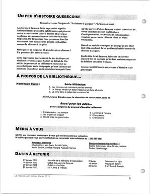   LE FRANCO-LIEN, 2010   , page 6