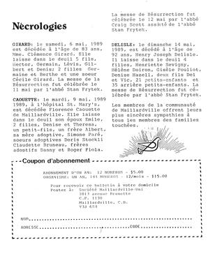   BONJOUR MAILLARDVILLE, 1989   , page 12