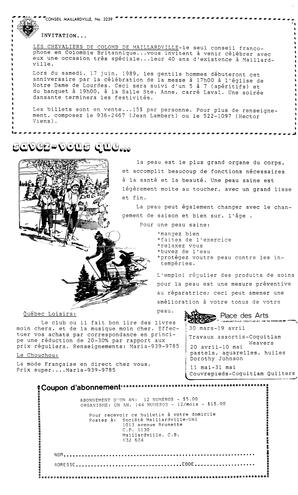   BONJOUR MAILLARDVILLE, 1989   , page 6