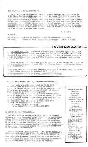   BONJOUR MAILLARDVILLE, 1989   , page 5