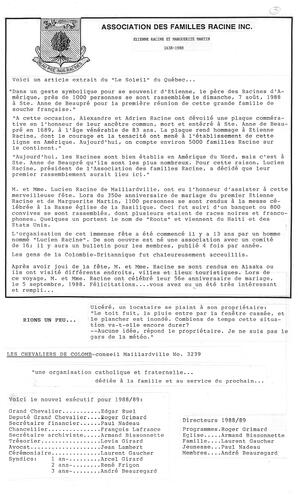   BONJOUR MAILLARDVILLE, 1988   , page 3