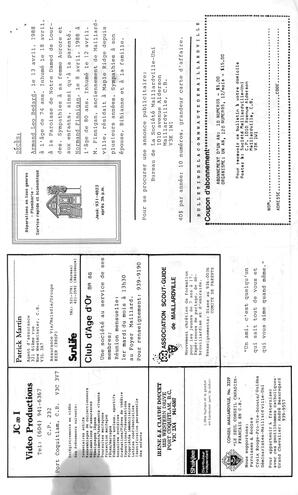   BONJOUR MAILLARDVILLE, 1988   , page 5
