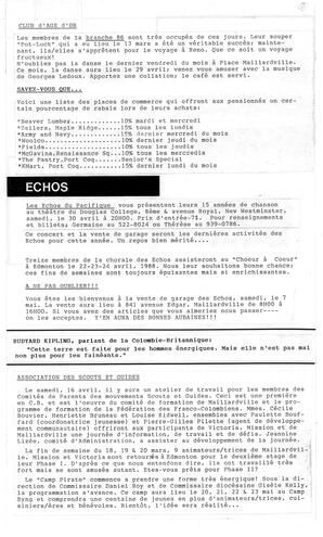   BONJOUR MAILLARDVILLE, 1988   , page 2