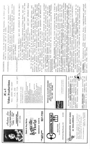   BONJOUR MAILLARDVILLE, 1987   , page 3
