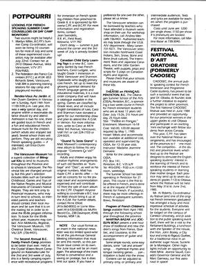   PROVINCIAL NEWSLETTER - CPF, 1985   , page 3
