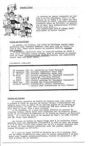   BONJOUR MAILLARDVILLE, 1986   , page 2