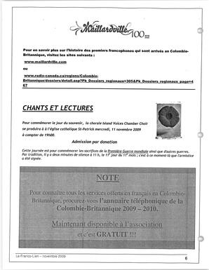   LE FRANCO-LIEN, 2009   , page 6