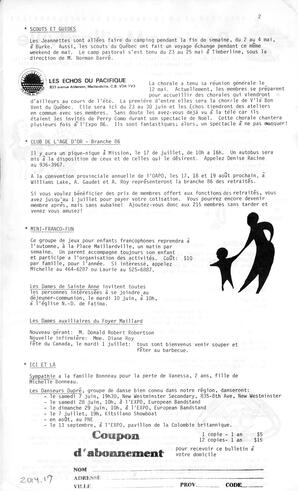   BONJOUR MAILLARDVILLE, 1985   , page 2