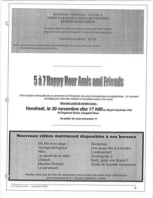   LE FRANCO-LIEN, 2009   , page 5