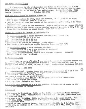   BONJOUR MAILLARDVILLE, 1984   , page 2