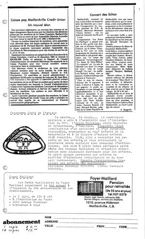   BONJOUR MAILLARDVILLE, 1986   , page 3