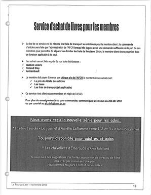   LE FRANCO-LIEN, 2009   , page 13