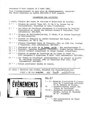   BONJOUR MAILLARDVILLE, 1985   , page 3