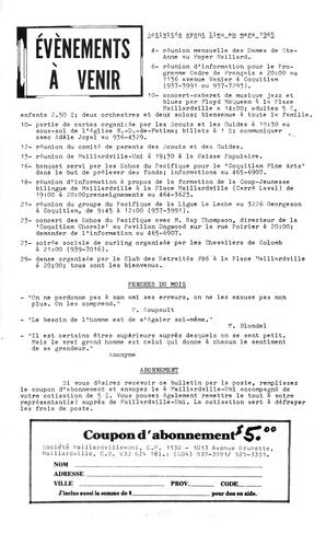   BONJOUR MAILLARDVILLE, 1985   , page 3