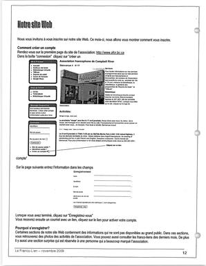   LE FRANCO-LIEN, 2009   , page 12