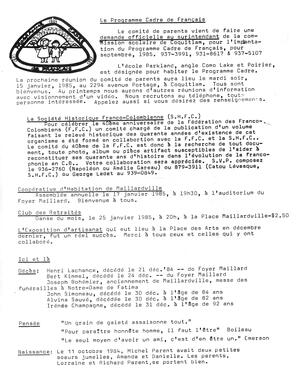   BONJOUR MAILLARDVILLE, 1985   , page 2