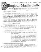 BONJOUR MAILLARDVILLE, 1984
