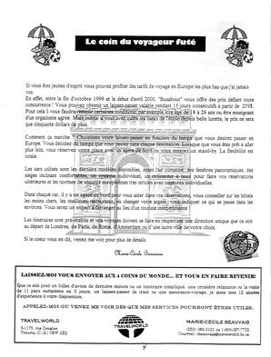   LE R�VERB�RE �CLAIR�, 1999   , page 4