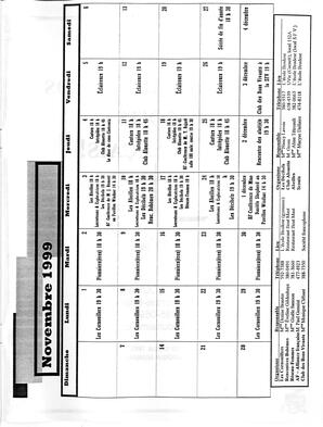   LE R�VERB�RE �CLAIR�, 1999   , page 19