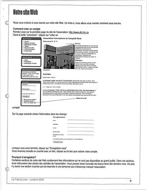   LE FRANCO-LIEN, 2009   , page 9